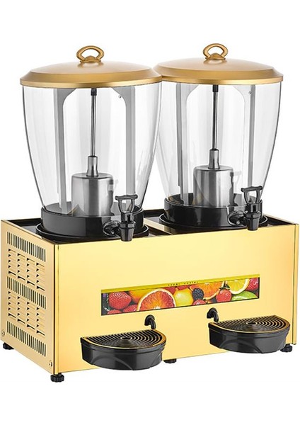 Gold Çiftli 20+20 L Soğutuculu Şerbet Ayran Makinesi