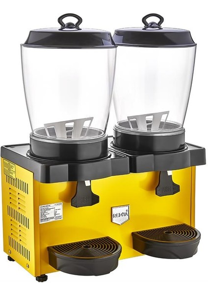 Royal Çiftli Mini 11+11 L Soğutuculu Şerbet Ayran Makinesi