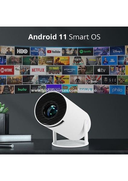 Magcubic Akılllı Taşınabilir 4K Projeksiyon Wifi Ile Kolay Telefon Tablet Bağlantılı