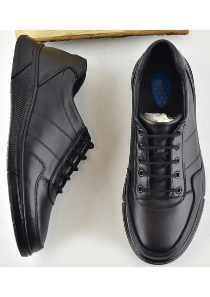 502 Ortopedik Topuk Masajlı Hakiki Deri Kışlık Erkek Ayakkabı Bağcıklı modelleri