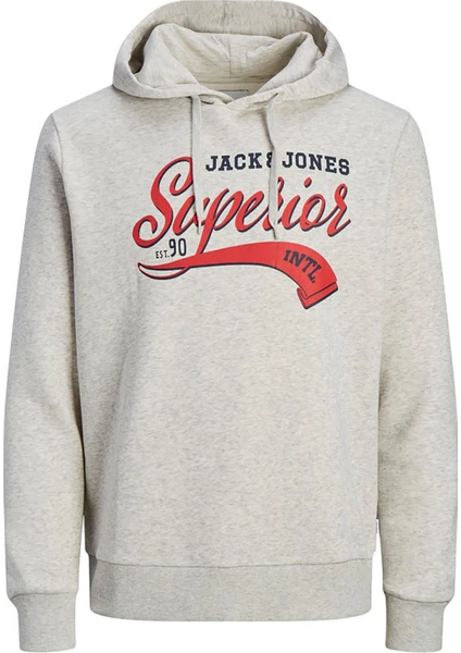 Jack & Jones Erkek Kapşonlu Sweatshirt 12233597