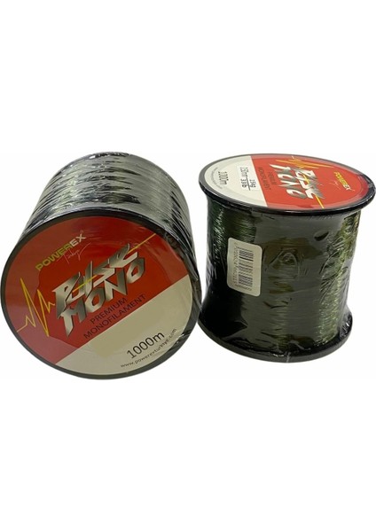 Pulse Yeşil 1000 M. 0,45 Mm. 13 Kg. Çekerli Carbon Monofilament Misina - 1000 Metre Karbon Olta Misinesi