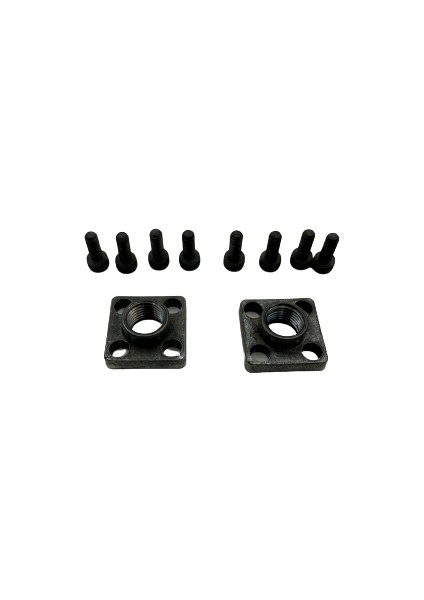 1/4 - 25 x 25 mm M6 Düz Hidrolik Pompa Adaptörü
