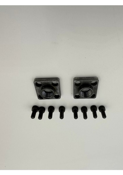 1/4 - 25 x 25 mm M6 Düz Hidrolik Pompa Adaptörü