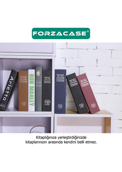 Kitap Görünümlü Gizli Kilitli Para Mücevher Takı Kasası - FC093