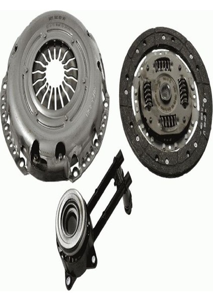 3000990022 Debriyaj Seti Focus I 1.4 16V / 1.6 16V / 1.8 16V Benzinli 98-04 Focus Iı Cmax 03-05 Fiesta 02-08 Fusion 02-12 1.6 Zetec S 16V 03-05 Rulmanli 1077991 (WR246469)