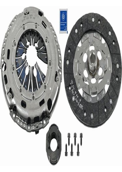 3000970036 Debriyaj Seti (228MM) Caddy Iıı Polo Jetta Golf Vı Passat Touran 1.6 1.9 2.0tdi Cayb Cayc Bkc Bls Bxe Cfhf Clca Dfsa 03L141018B 3G141015M (WC733784)