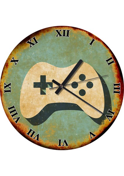 Oyun Kolu Ahşap Duvar Saati