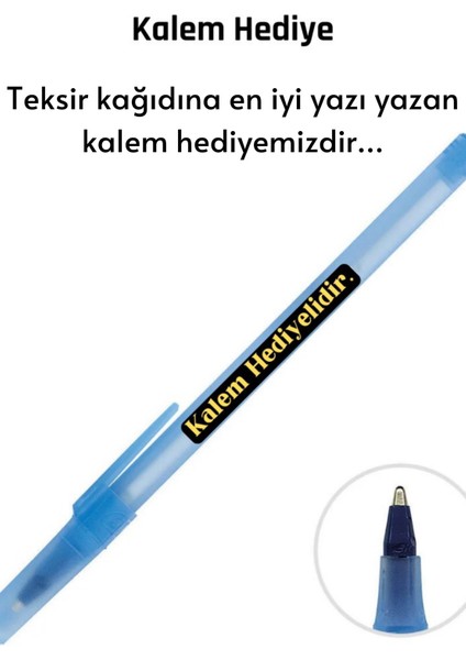 Enine Boyuna Eğitim Teksir Kağıt ve Kalemli Sekreterlik modelleri