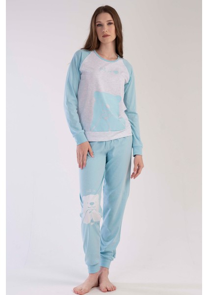 Kadın Uzun Kol Pijama Takım