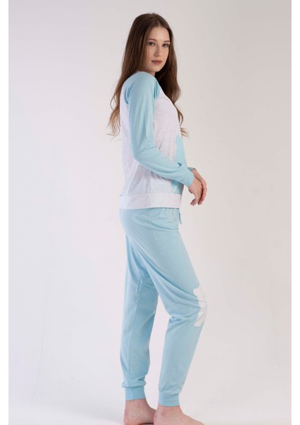 Kadın Uzun Kol Pijama Takım