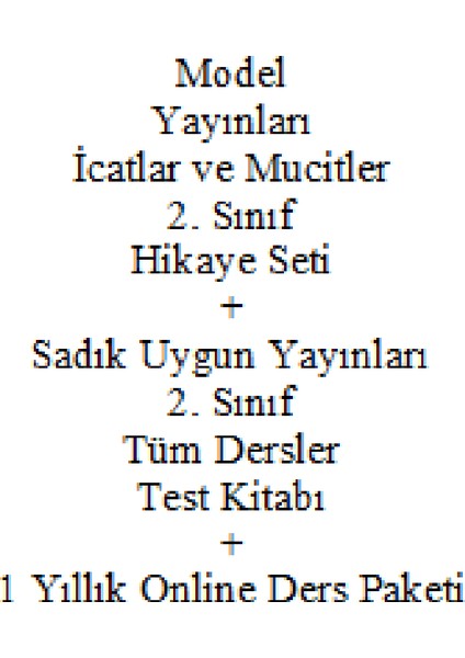 2. Sınıf Hikaye Kitabı Seti Gizemli Bahçe Icatlar ve Mucitler + Sadık Uygun Yayınları 2. Sınıf Tüm Dersler Test Kitabı + 1 Yıllık Online Ders Paketi