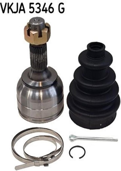 VKJA5346G Aks Kafasi Dis Tamir Takimi (Tekerlek Tarafi Dis Freze: 25. Tekerlek Tarafi Ic Freze: 22. Conta Capi: 60 Mm. UZUNLUK:134 Mm) C4 P307 ET3J4 (1.4 16V) / TU5JP4 (1.6 32725X (WE775937)