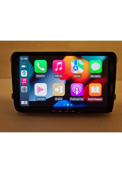 Volkswagen Eski Jetta Android Kablosuz Carplay Navigasyon Multimedya 9 Inch Ekran 2 GB Ram 32 GB Rom