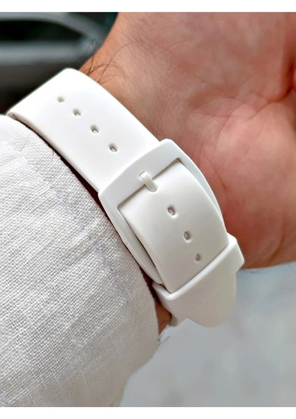 WRT0239SW Silikon Kordonlu Takvimli Unisex Kol Saati fırsatları