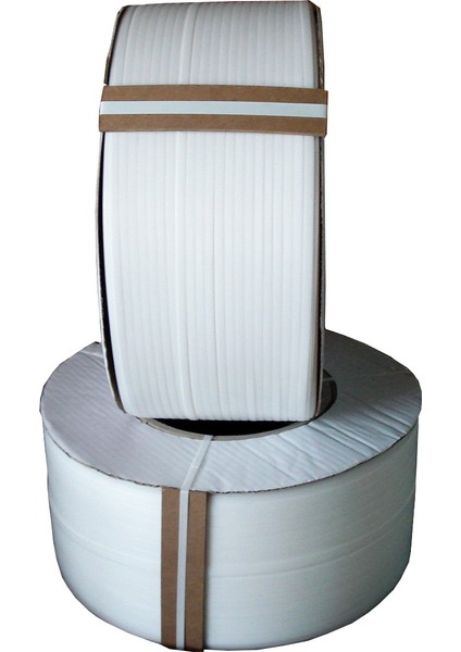 Otomatik Makine Çemberi Beyaz 12 mm 3000 Metre 2 Adet