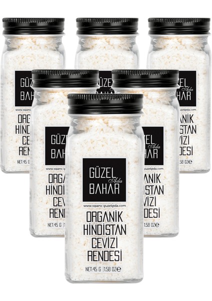 Organik Hindistan Cevizi Rendesi 6x45 Gr