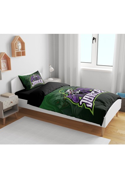 Erays Home Erayshome Joker Çarşafsız 3D Tek Kişilik Nevresim Takımı