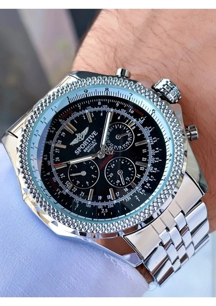 SPRT0035WL Gümüş Renk Erkek Kol Saati