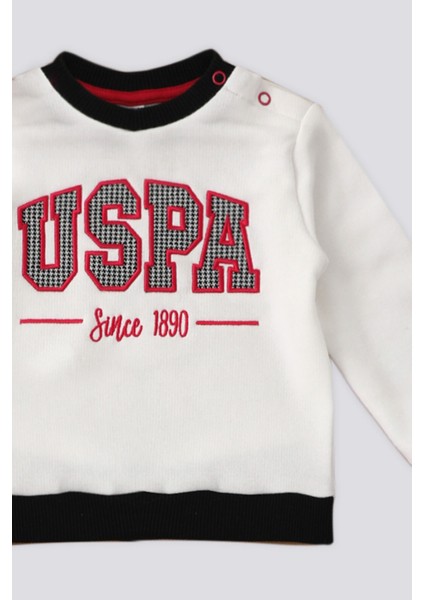 Krem Nakışlı Saç Bantlı Bebek 3'lü Takım modelleri