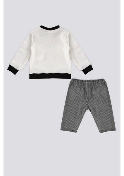 Krem Nakışlı Saç Bantlı Bebek 3'lü Takım fırsatları
