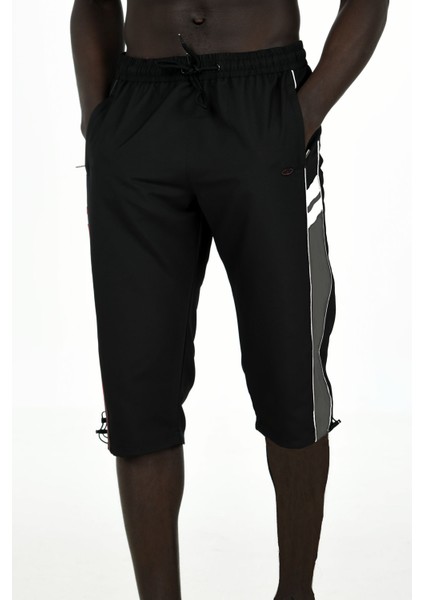 Enrico Ferryerkek Siyah Mıcropoly Kumaş Cepli Yanları Şeritli Çabuk Kuruma Özellikli Kapri EDY2528S fiyatları