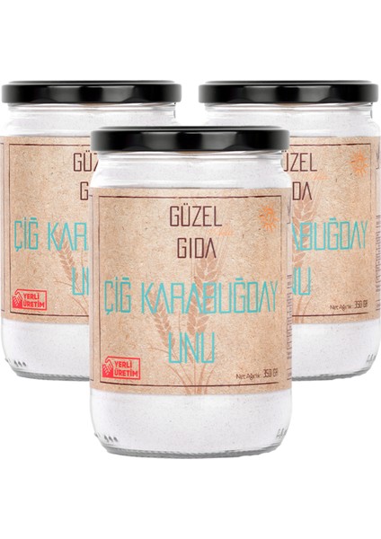 Glütensiz Çiğ Karabuğday Unu 3X350 gr