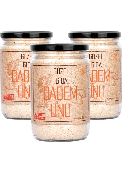 Güzel Ada Gıda Glutensiz Badem Unu 3X350 gr