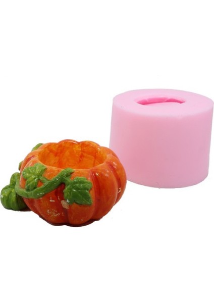Yavrulu Kabak Saksı Silikon Kalıp K-664