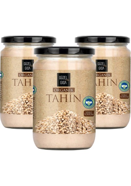 Organik Tahin Yerli Susam Glutensiz 3X600 gr