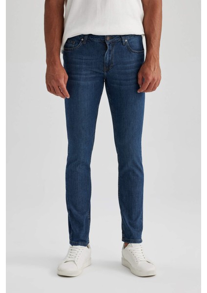 Pedro Slim Fit Dar Kalıp Normal Bel Dar Paça Jean Pantolon A9151AX23HS