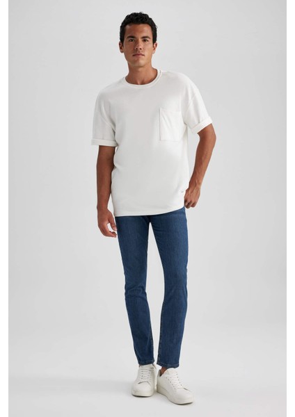Pedro Slim Fit Dar Kalıp Normal Bel Dar Paça Jean Pantolon A9151AX23HS