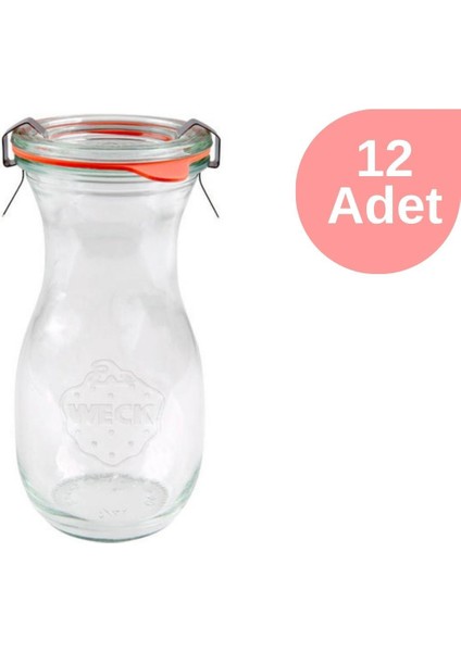 290 ml Cam Juice Kavanoz Seti(12 Adet