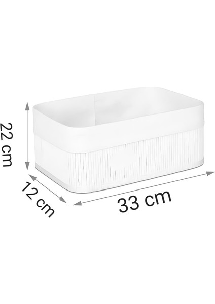 Bambu Çok Amaçlı Saklama Kutusu Düzenleyici Büyük Boy Organizer Kahverengi 33X23X12 cm modelleri
