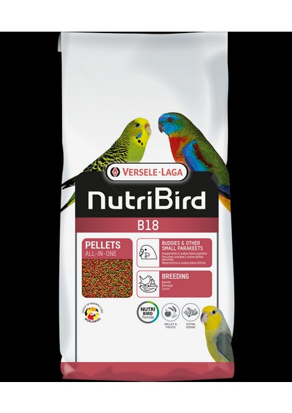 Nutrıbırd B18 Muhabbet Pelet Yem 10 kg
