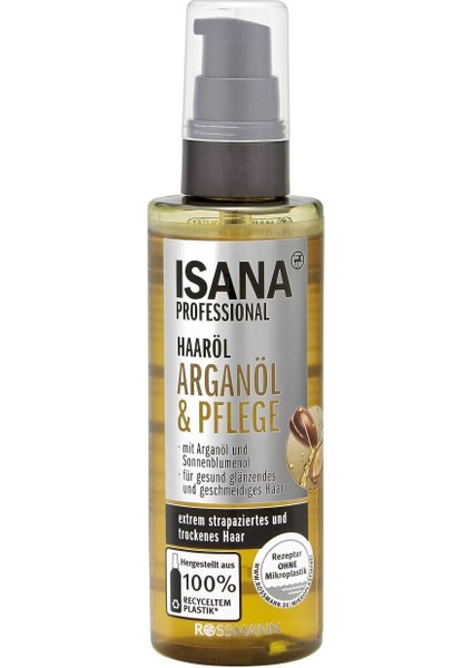 Rossmann Isana Arganlı Kuru & Çok Yıpranmış Saçlar Için Saç Bakım Yağı 100 ml