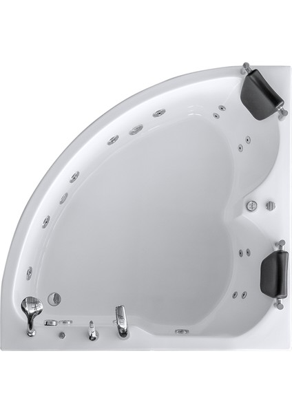 150 x 150 H 60 Köşe Oval Jakuzi