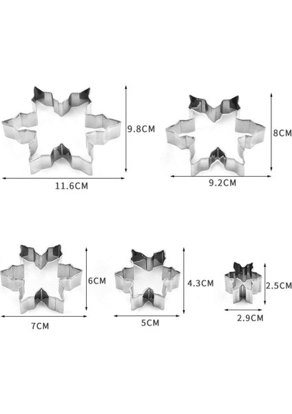 5 Kar Tanesi Bisküvi Kalıbı (Yurt Dışından) indirimleri