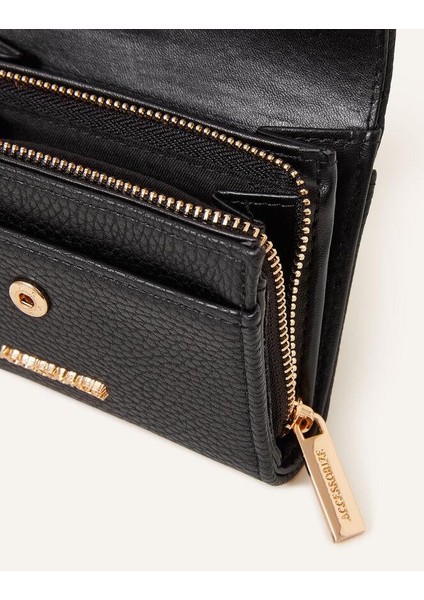 Çıtçıt Kapaklı Fermuarlı Siyah Cüzdan modelleri