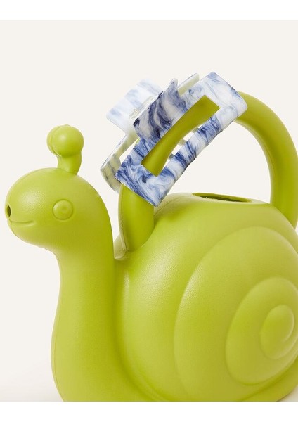 Mermer Mavi Dikdörtgen Kıskaçlı Toka