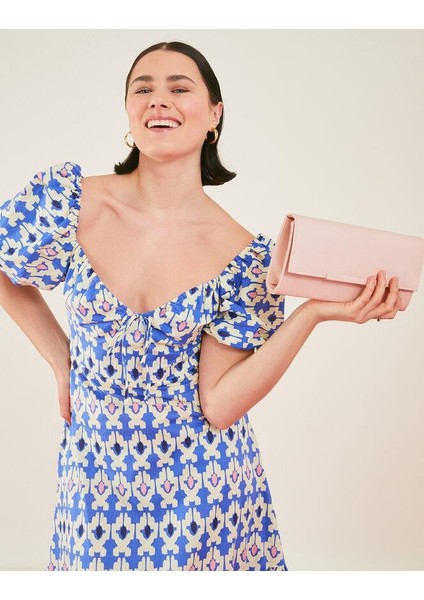 Çıtçıt Kapaklı Büyük Boy Zincirli Bej Renk Omuz El Çantası fırsatları