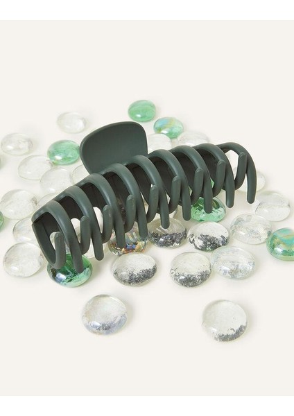 Ekstra Büyük Mat Yeşil Kıskaçlı Toka