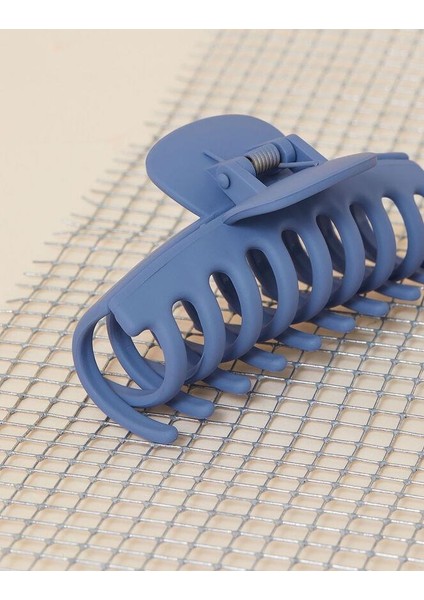 Mat Mavi Renk Kıskaçlı Toka