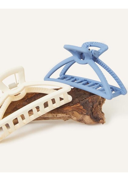 Kesik Desen Kıskaçlı Toka 2'li Paket