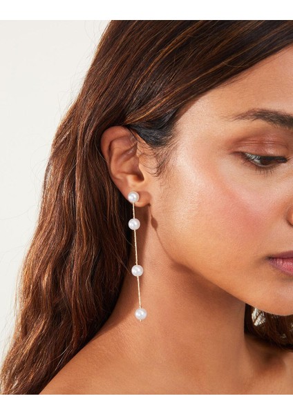 Inci Işleme Uzun Küpe Seti modelleri