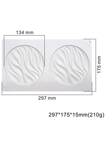 2 Adet 2 Şirket Yuvarlak Dalga Kek Kalıbı (Yurt Dışından) fırsatları