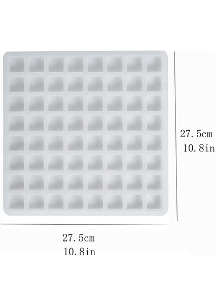 1 Adet 64 Kare Ham Silikon Kalıp (Yurt Dışından) fiyatları