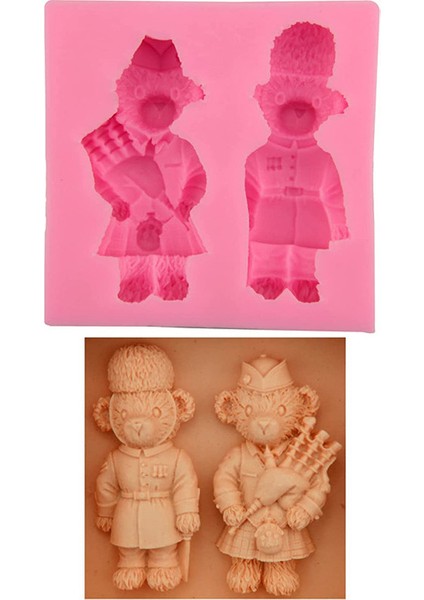 Kek Kalıbında 1 Sevimli Oyuncak Ayı (Yurt Dışından)