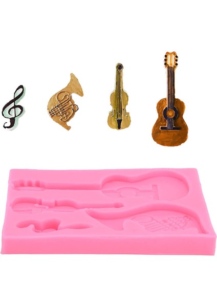 1x Gitar Şekilli Silikon Kalıp (Yurt Dışından) fırsatları