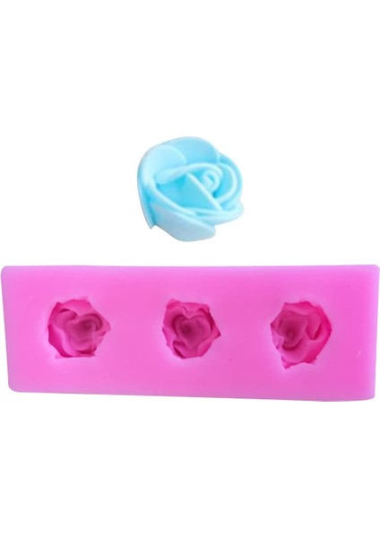 Kek Dekorasyonu Için 1 × 3 Boyutlu Gül Kalıbı (Yurt Dışından) fiyatları